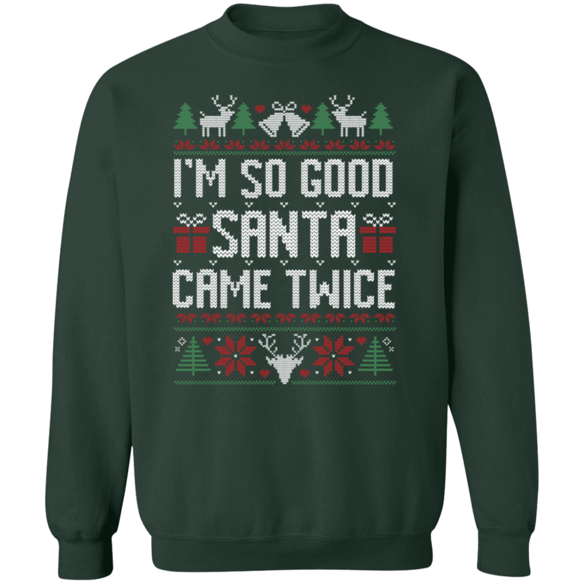 Santa Came Twice Unisex Pullover Sweatshirt