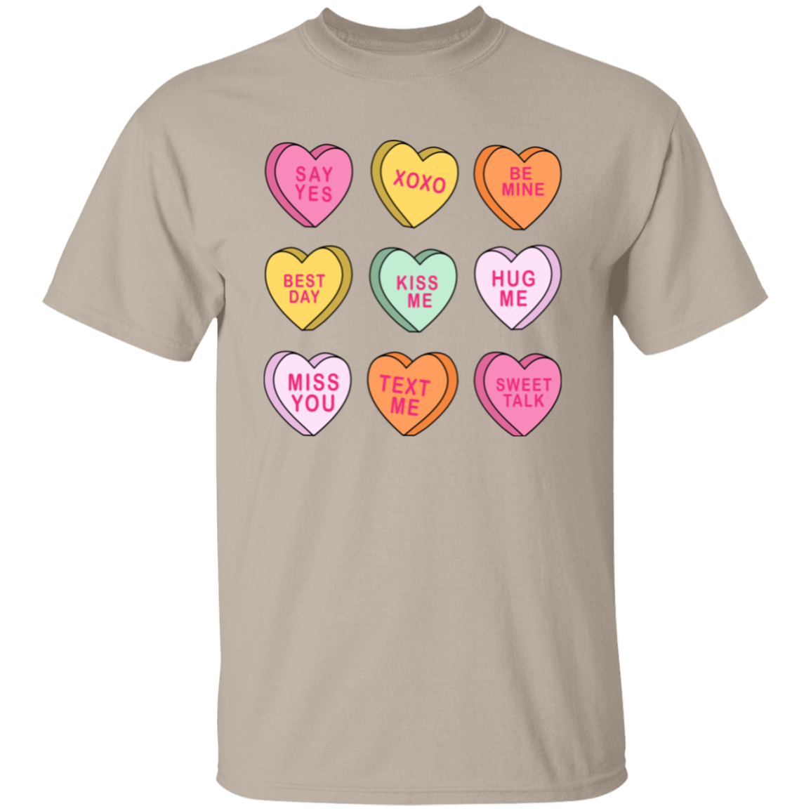 Valentine's Day Conversation Hearts Be Mine Shirts