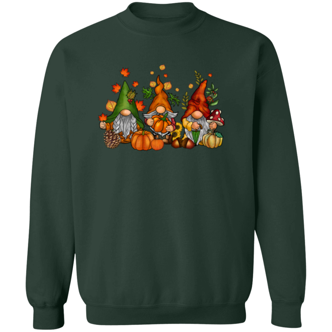 Fall Gnomes Unisex Pullover Sweatshirt