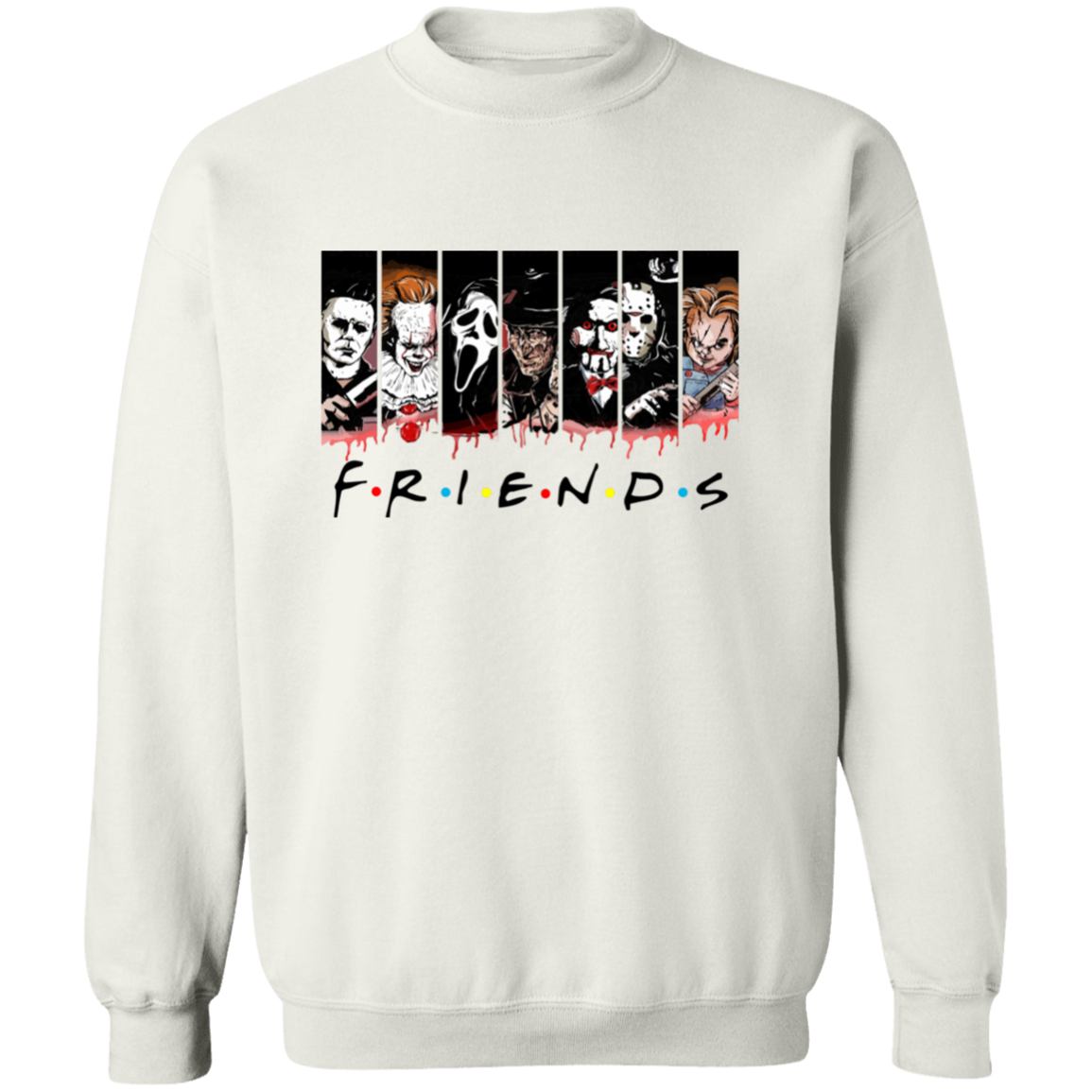 Serial Killer Friends Unisex Pullover Sweatshirt