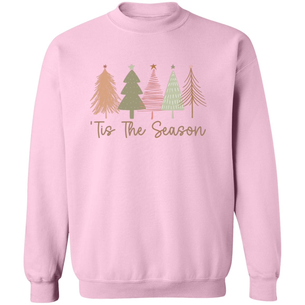 Merry and Bright Trees Pullover Sweatshirt