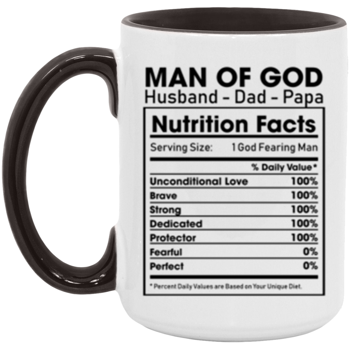 Man Of God 15oz Accent Mug