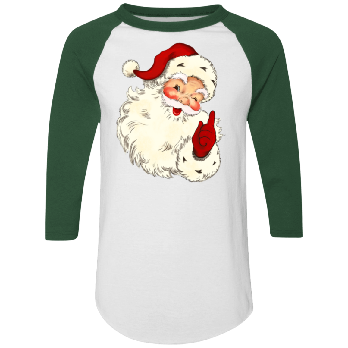 Vintage Santa Claus Raglan Jersey