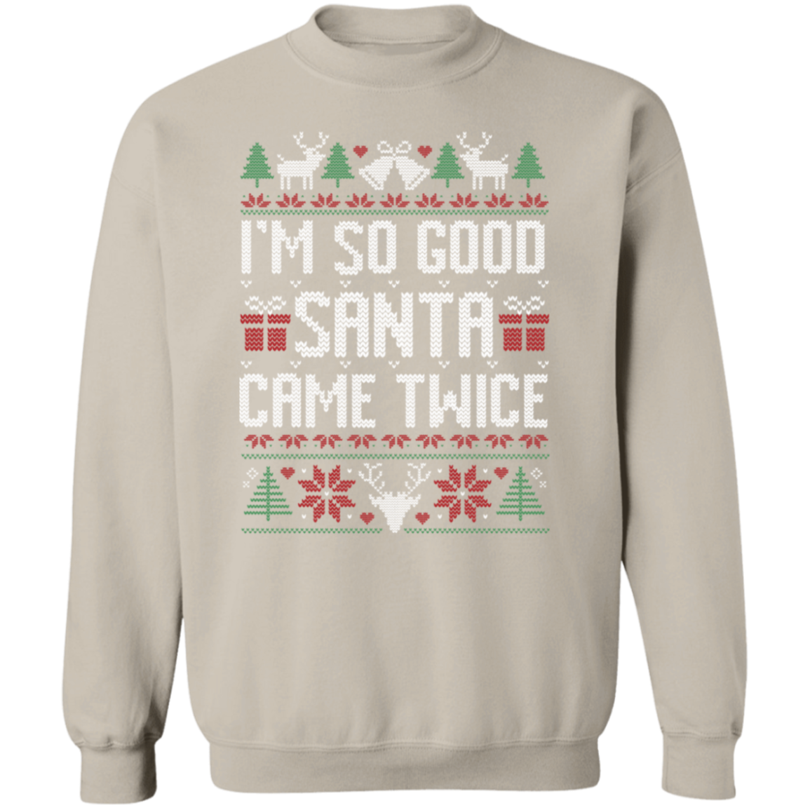 Santa Came Twice Unisex Pullover Sweatshirt