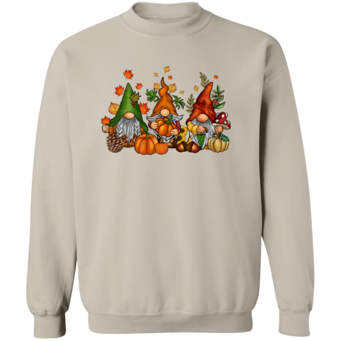 Fall Gnomes Unisex Pullover Sweatshirt