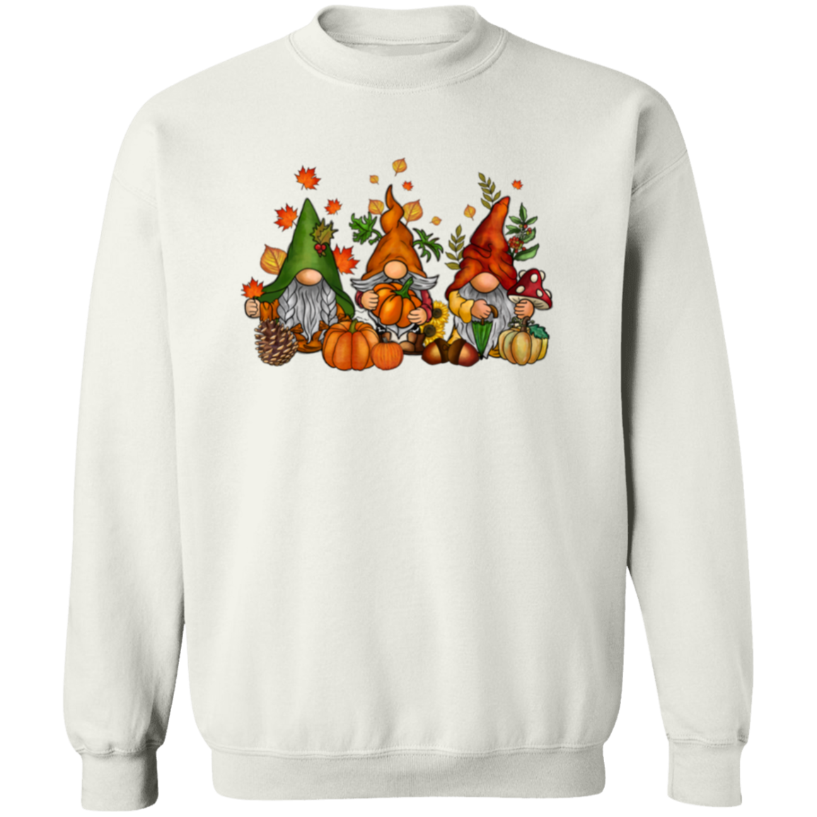 Fall Gnomes Unisex Pullover Sweatshirt