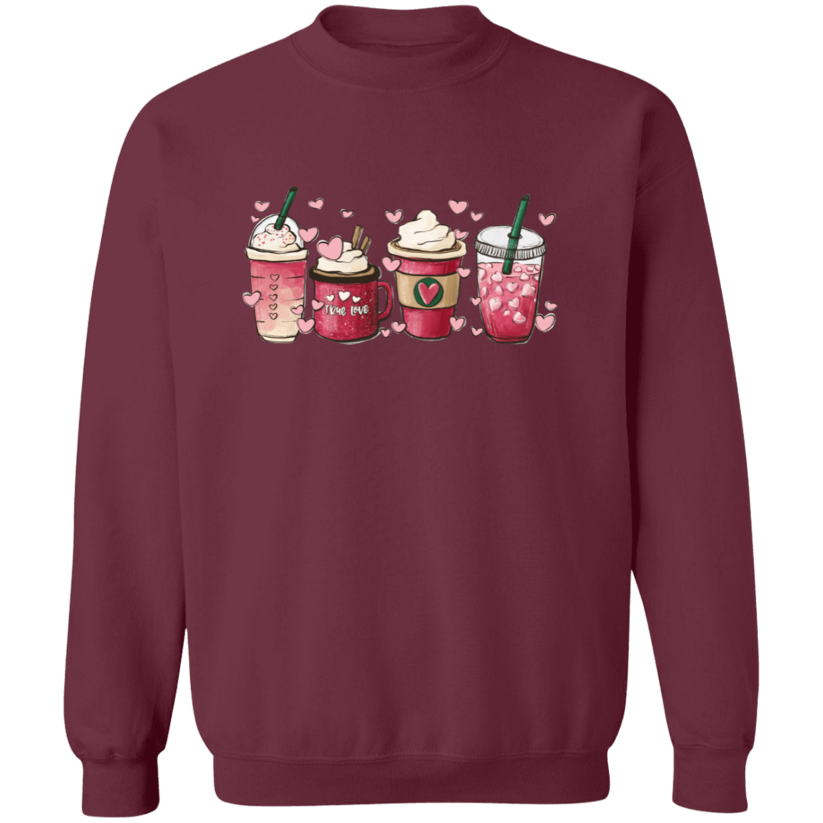 Womens Valentines Day Pullover Sweatshirt