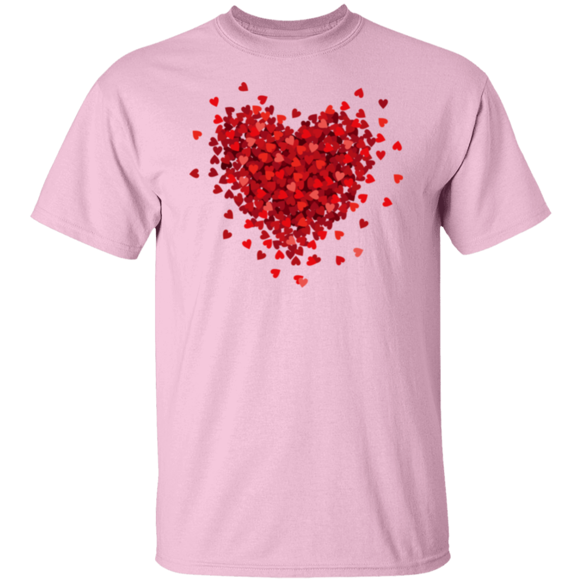 3D Hearts Valentines Day T-Shirt