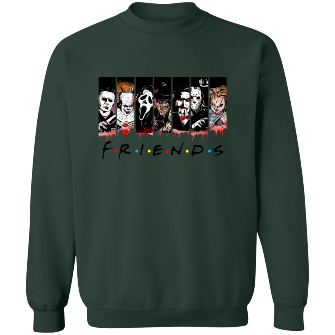 Serial Killer Friends Unisex Pullover Sweatshirt