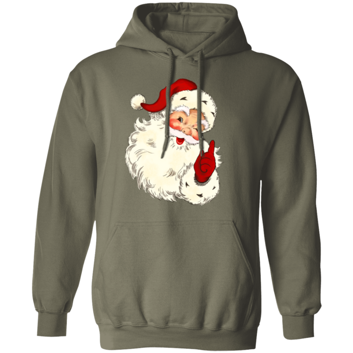 Vintage Santa Claus Unisex Pullover Hoodie