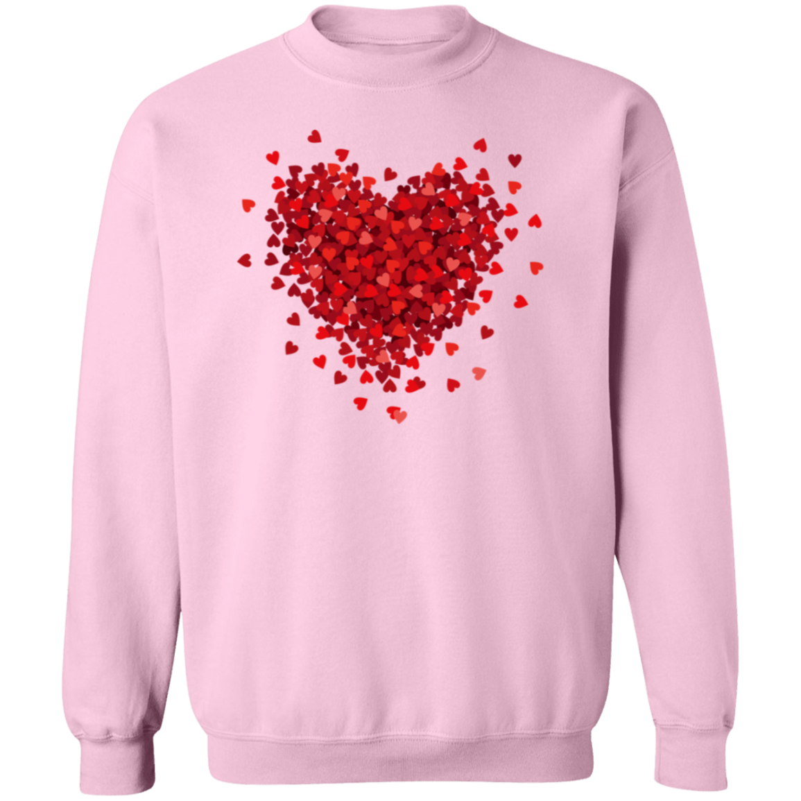 Womans 3D Hearts Valentines Day Shirts