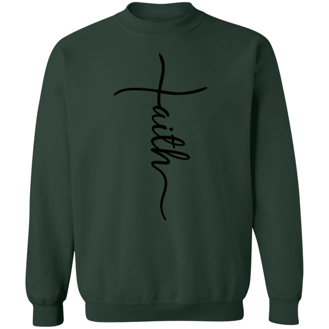 Faith Cross Unisex Pullover Sweatshirt