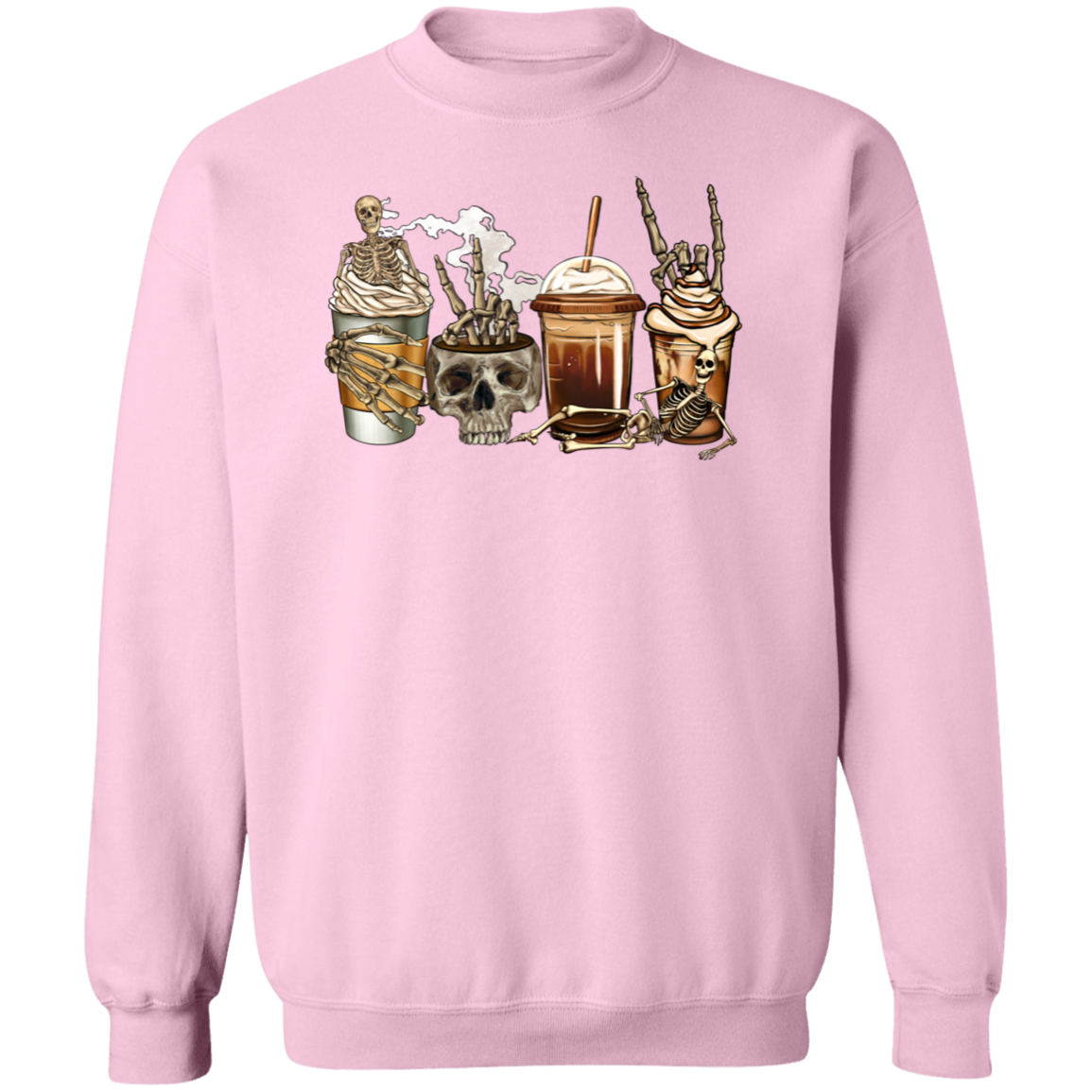 Dead Drinks Halloween Unisex Pullover Sweatshirt