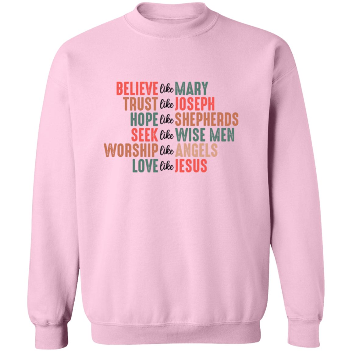 Love Like Jesus Unisex Pullover Sweatshirt