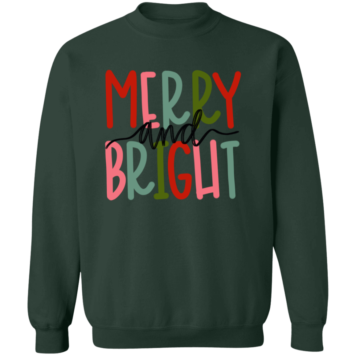 Merry and Bright Pullover Sweatshirt