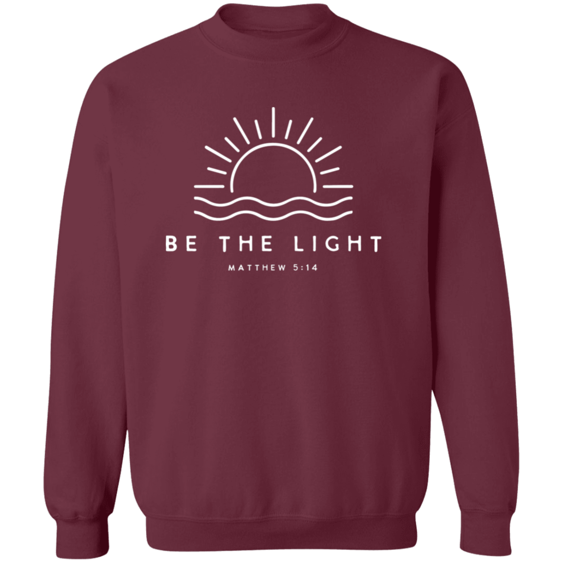 Be The Light Unisex Pullover Sweatshirt