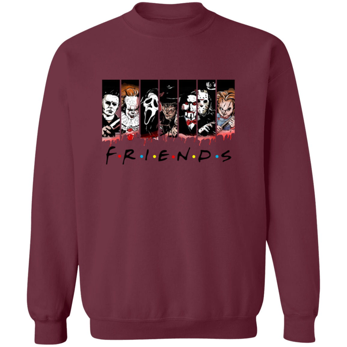 Serial Killer Friends Unisex Pullover Sweatshirt