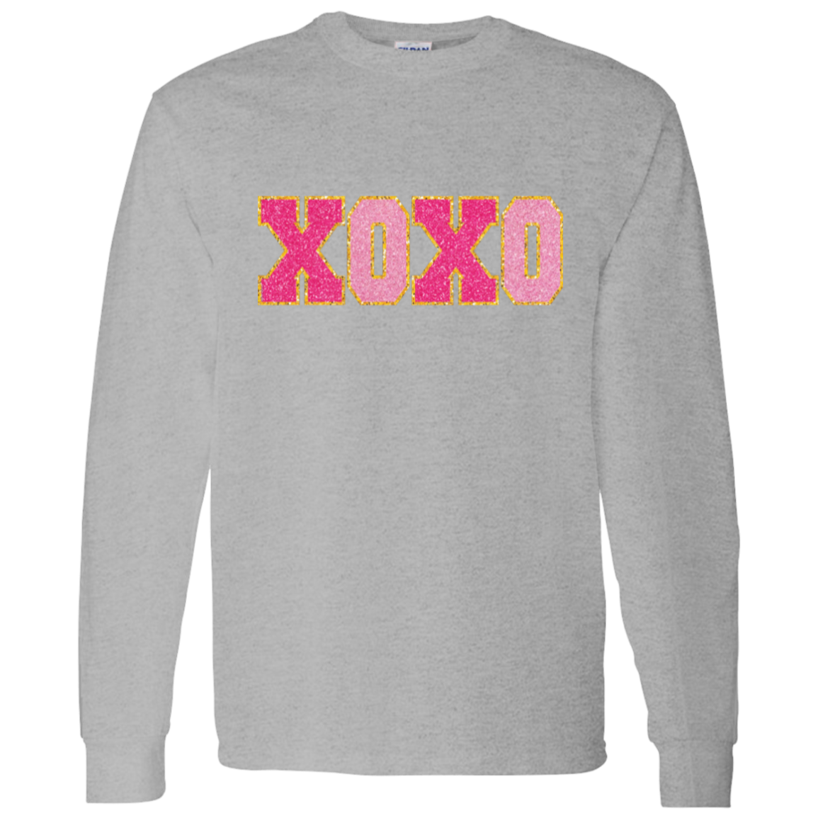 Chenille Patch Valentines Day T-Shirt