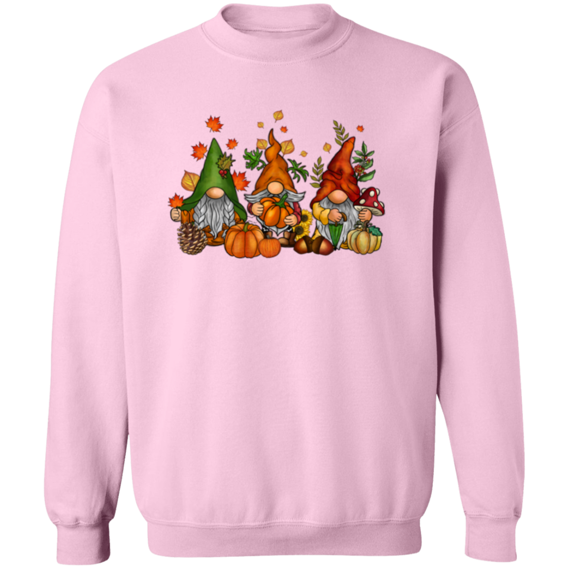 Fall Gnomes Unisex Pullover Sweatshirt