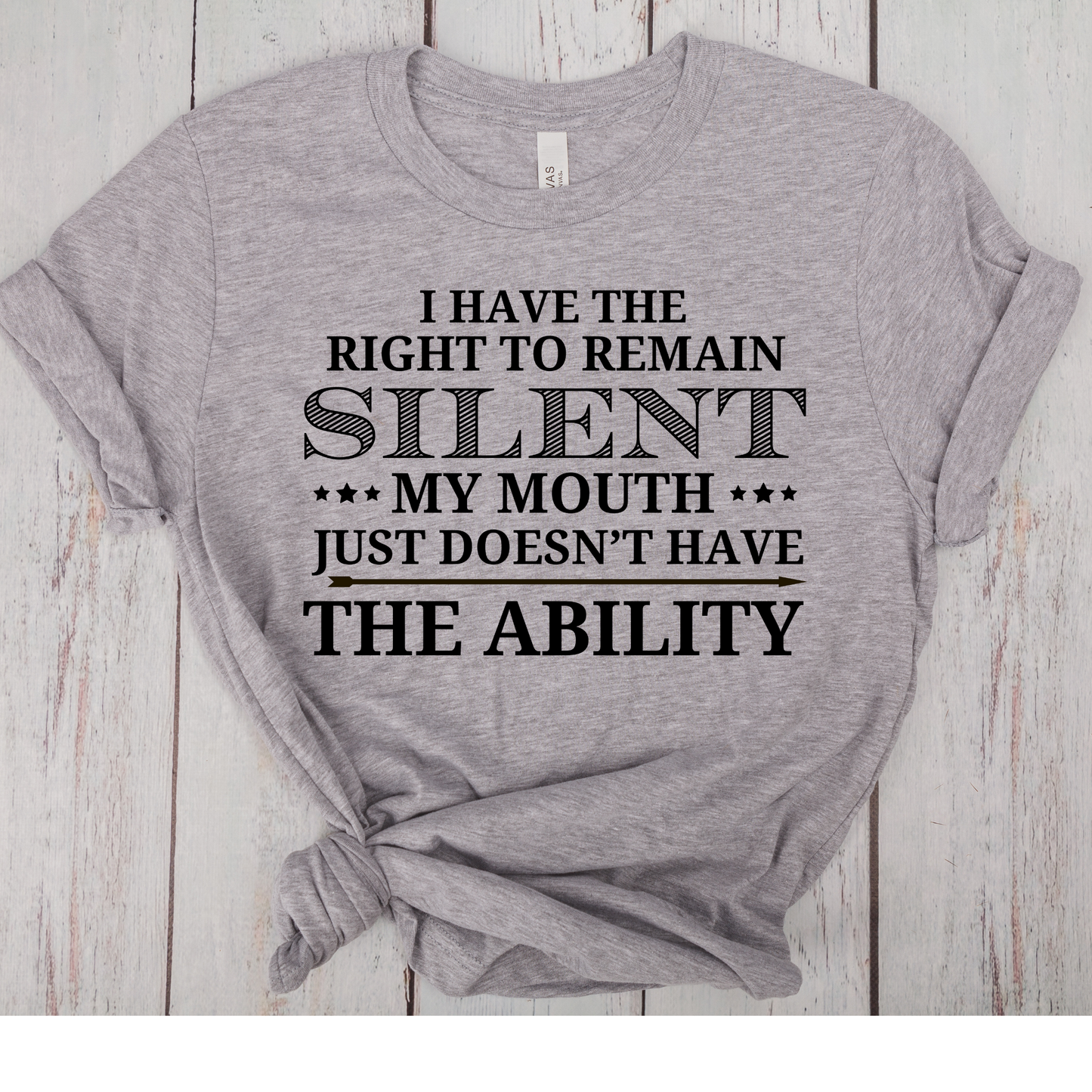 Remain Silent Funny T-Shirt
