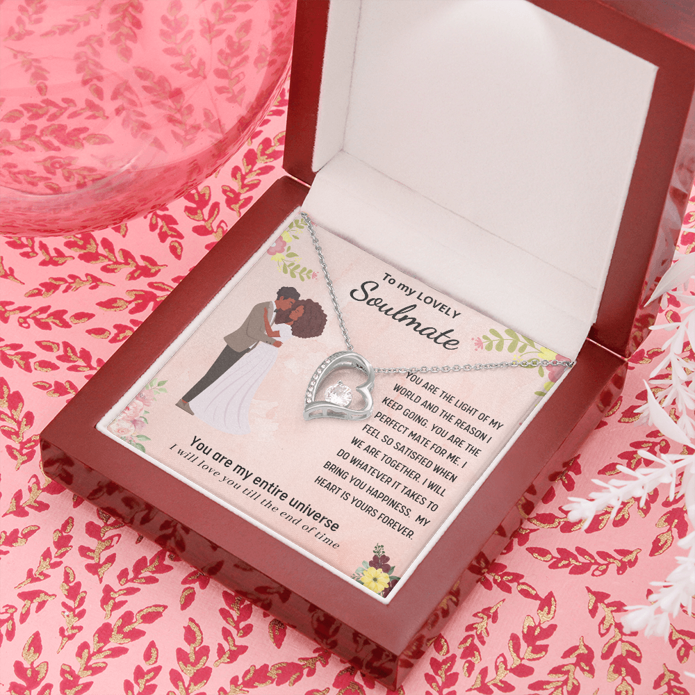 To My Soulmate | Forever Love Necklace | Necklace For Soulmate, Wife