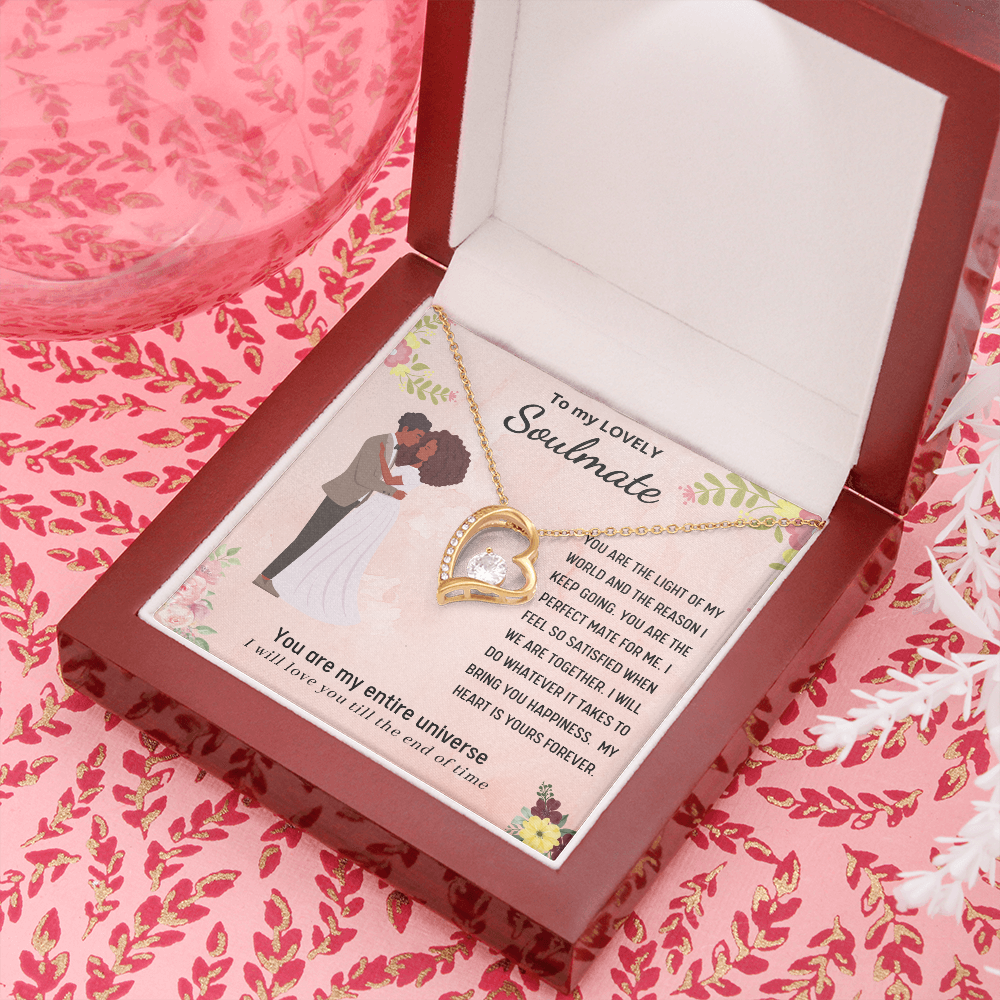 To My Soulmate | Forever Love Necklace | Necklace For Soulmate, Wife