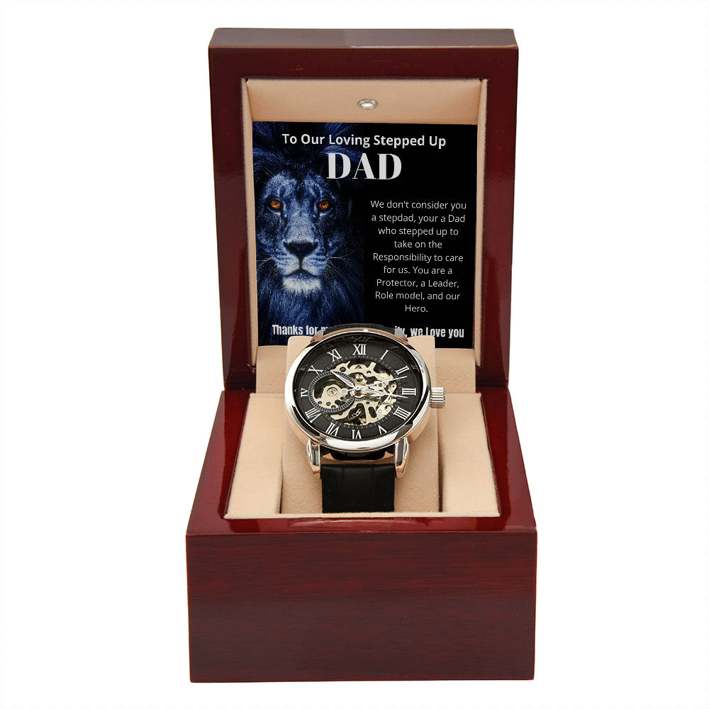 TO OUR STEPDAD | Men's Openwork Watch