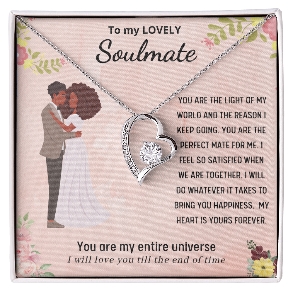 To My Soulmate | Forever Love Necklace | Necklace For Soulmate, Wife