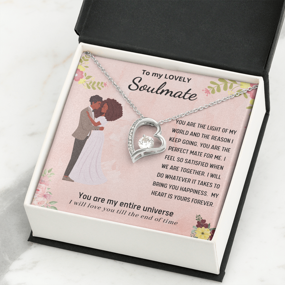 To My Soulmate | Forever Love Necklace | Necklace For Soulmate, Wife
