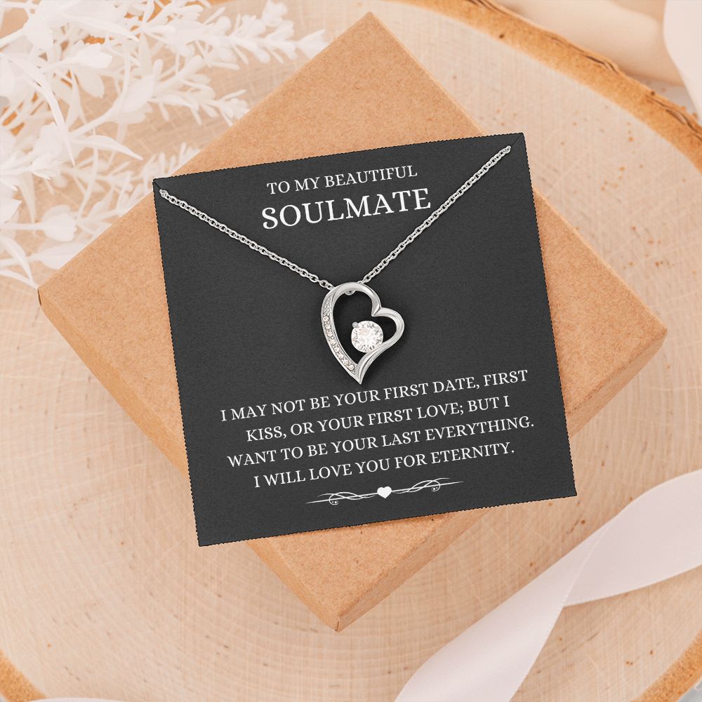 To My Beautiful Soulmate | Necklace For Soulmate | Forever Love Necklace