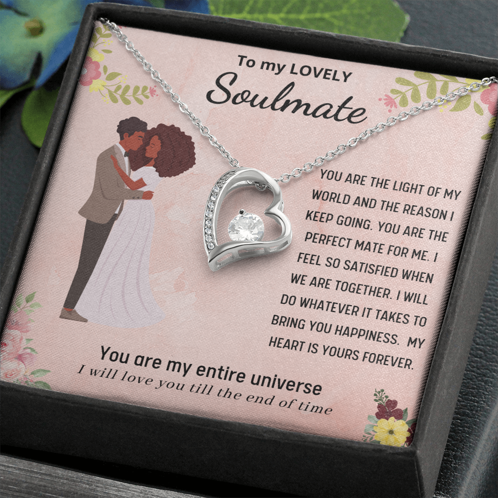 To My Soulmate | Forever Love Necklace | Necklace For Soulmate, Wife