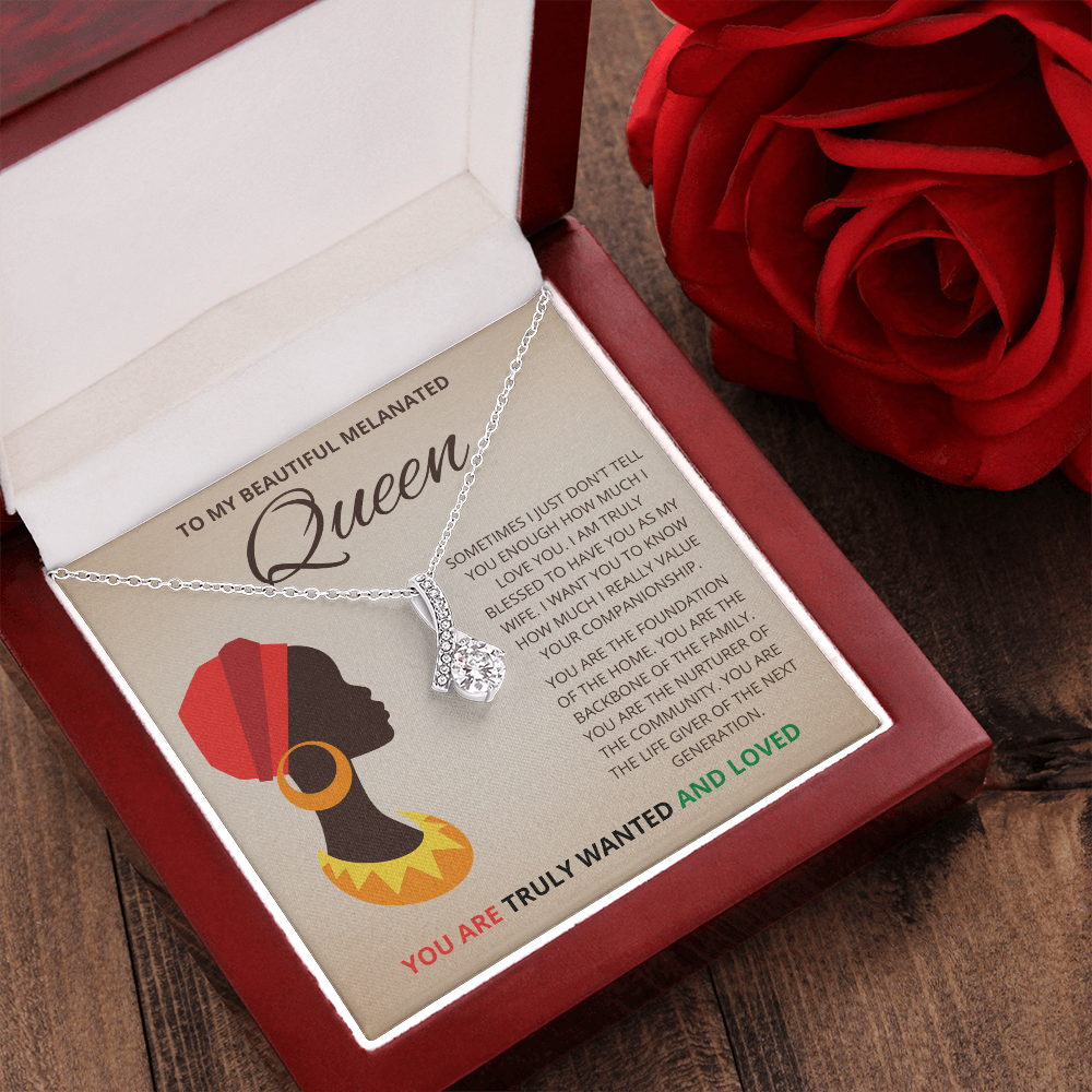 TO MY QUEEN | ALLURING BEAUTY necklace