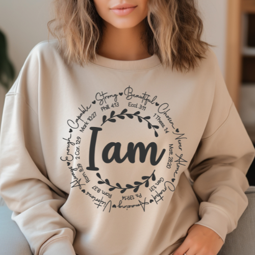 I Am Affirmations Pullover Sweatshirt