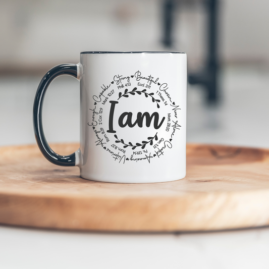 I am Affirmations 11oz Accent Mug