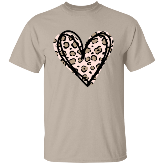 Leopard Print Valentines Day T-Shirt