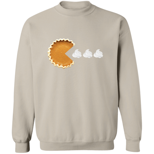 Pumpkin Pac Man  Pullover Sweatshirt