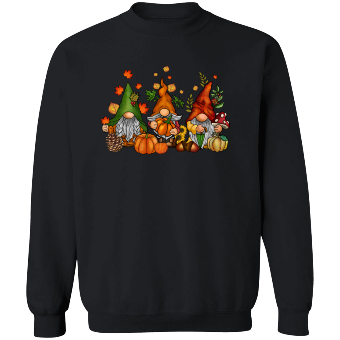 Fall Gnomes Unisex Pullover Sweatshirt
