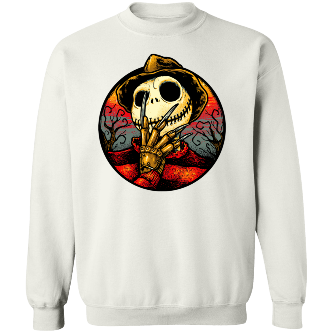 Jack-Freddy- Skellington Pullover Sweatshirt