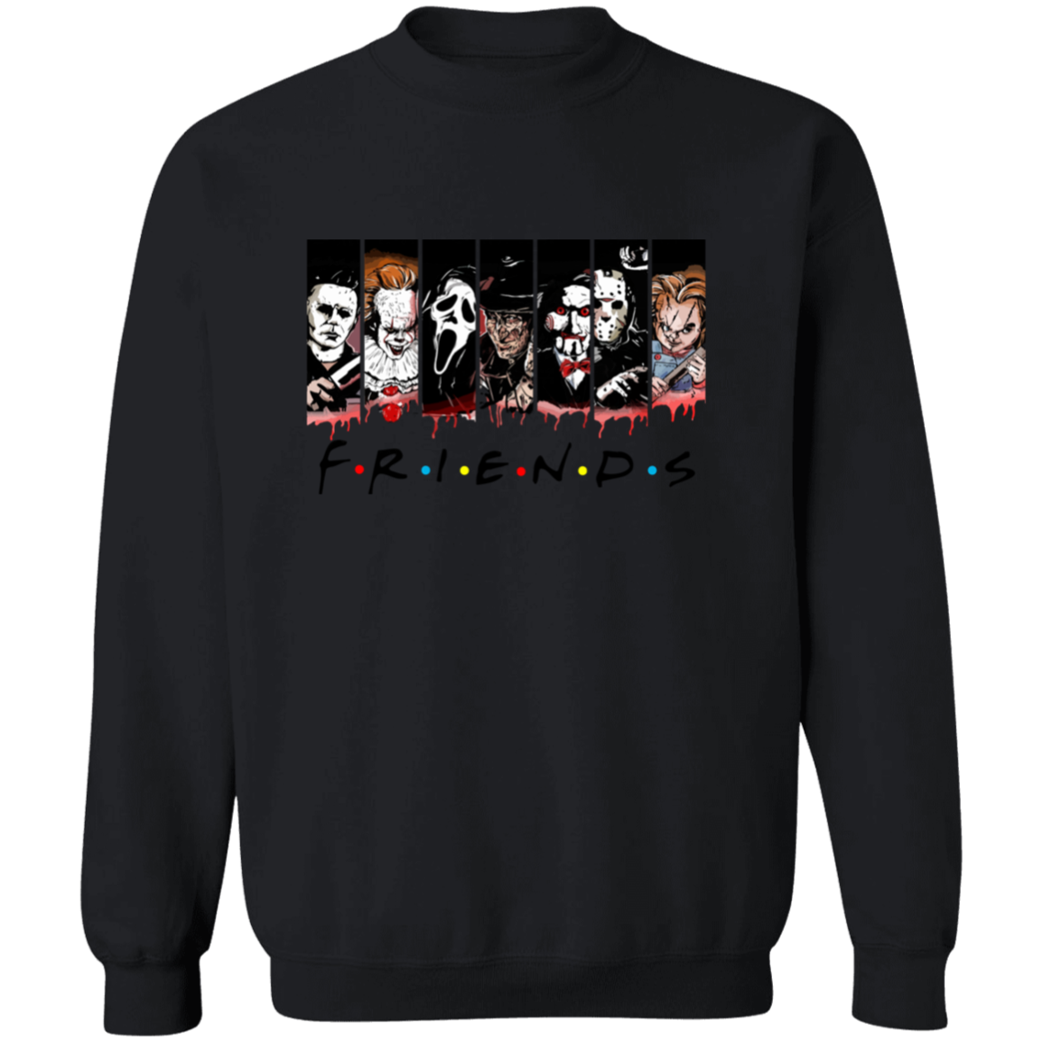 Serial Killer Friends Unisex Pullover Sweatshirt