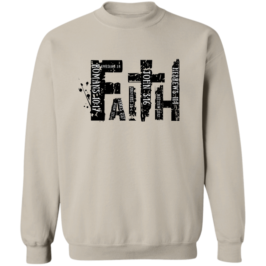 Christian Faith Unisex Pullover Sweatshirt