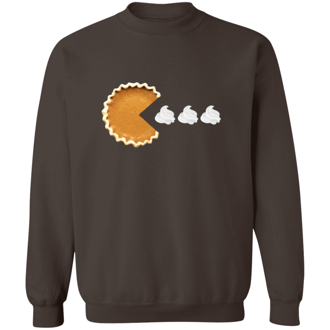 Pumpkin Pac Man  Pullover Sweatshirt