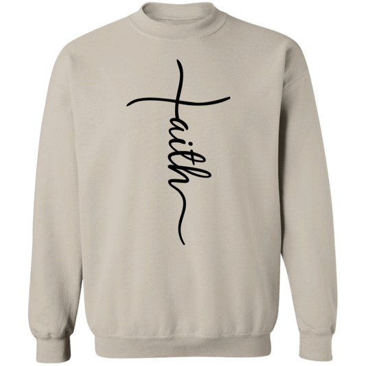 Faith Cross Unisex Pullover Sweatshirt