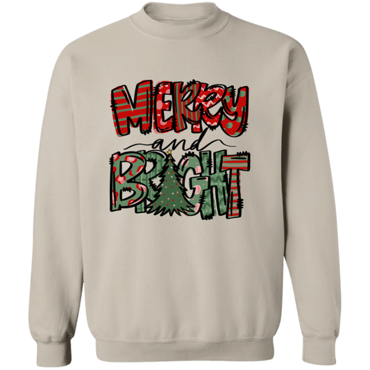 Merry and Bright Pullover Sweatshirt