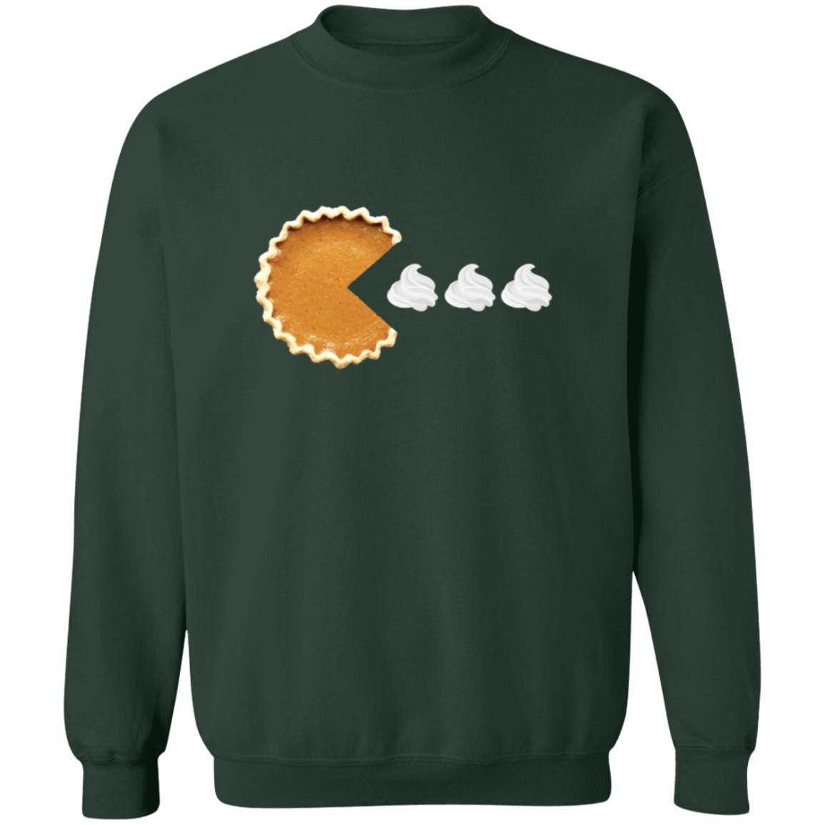 Pumpkin Pac Man  Pullover Sweatshirt