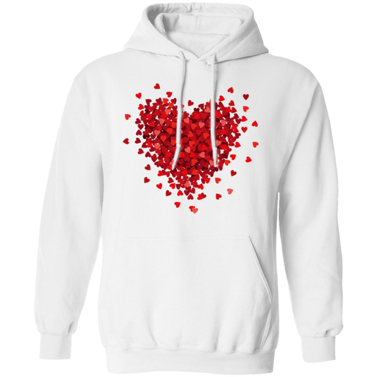 Womans 3D Hearts Valentines Day Shirts