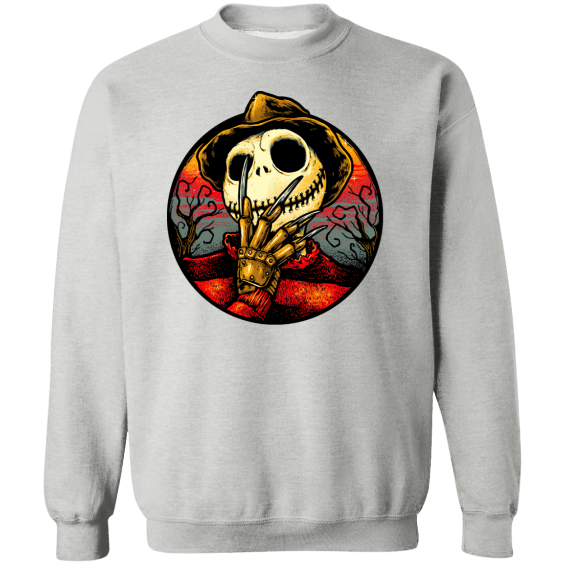 Jack-Freddy- Skellington Pullover Sweatshirt