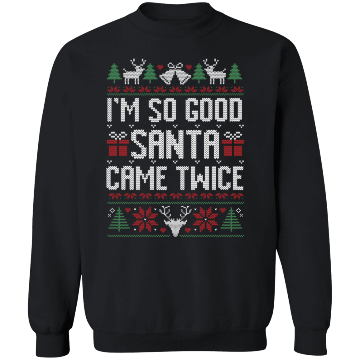 Santa Came Twice Unisex Pullover Sweatshirt