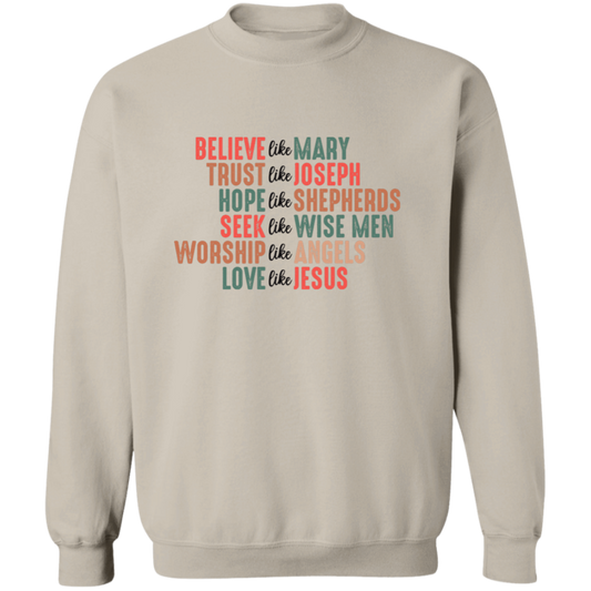 Love Like Jesus Unisex Pullover Sweatshirt