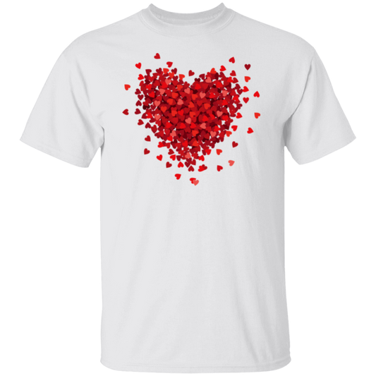 3D Hearts Valentines Day T-Shirt