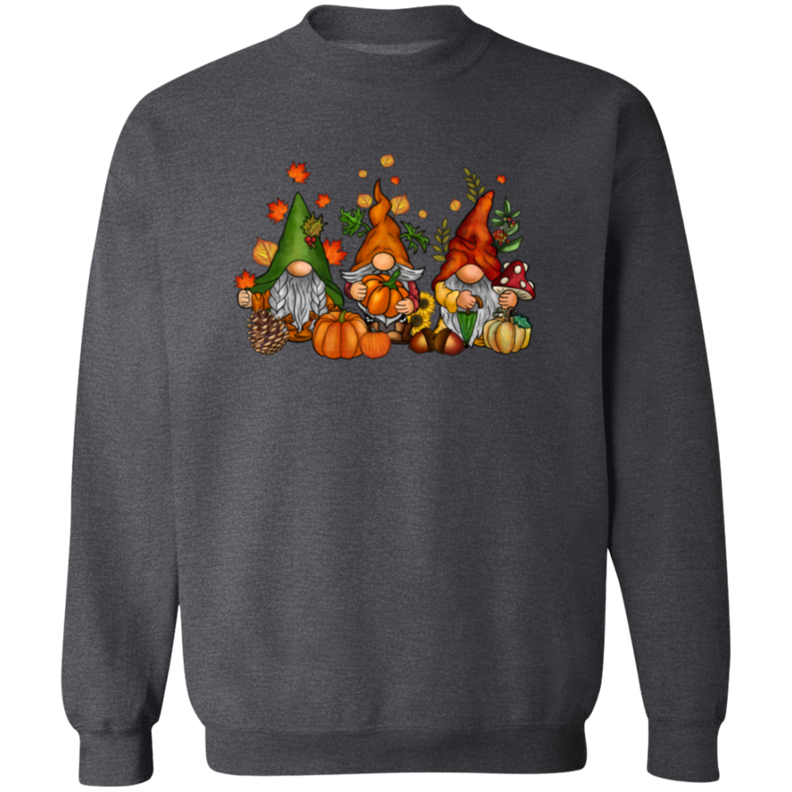 Fall Gnomes Unisex Pullover Sweatshirt